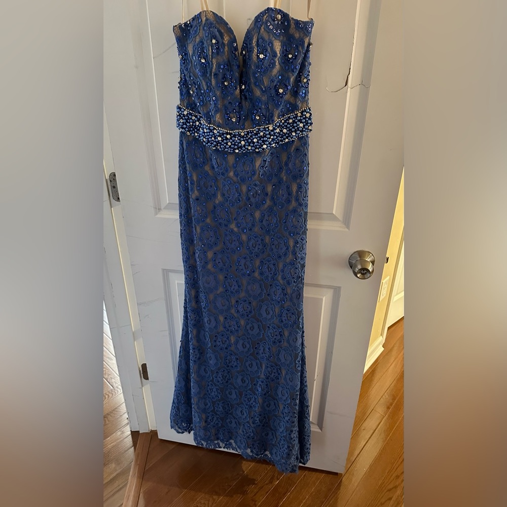 Dark blue Jovani dress
